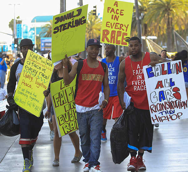Los Angeles Clippers fans (Ringo H.W. Chiu/AP)